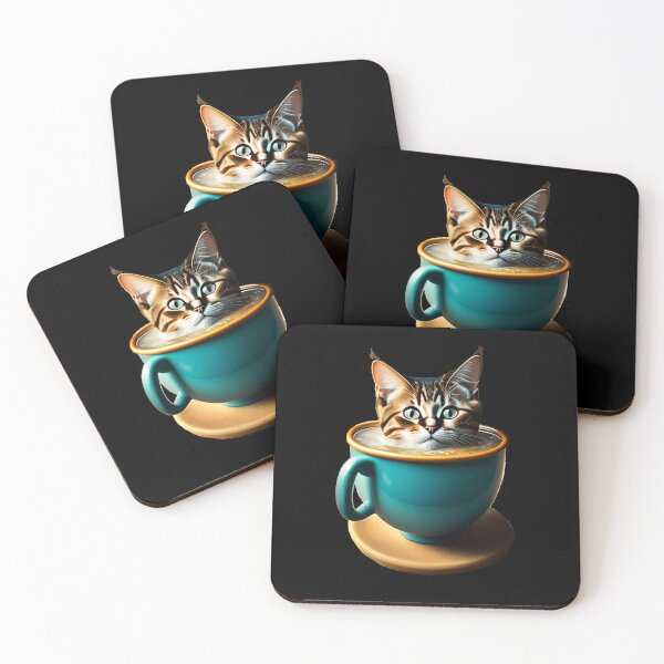 Item preview,  Coffee and cats designed and sold by alahmad-0.