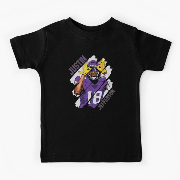 Juantamad Justin Jefferson Griddy Kids T-Shirt