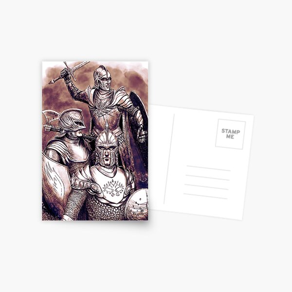 Defenders of Gondolin Plate Armor Rusty Postcard