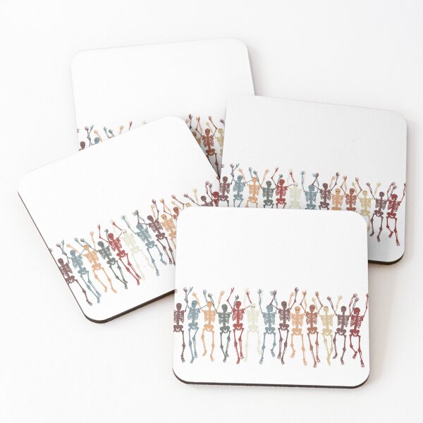 Item preview, Skulls Dancing and Partying designed and sold by Natasha Sidhu.