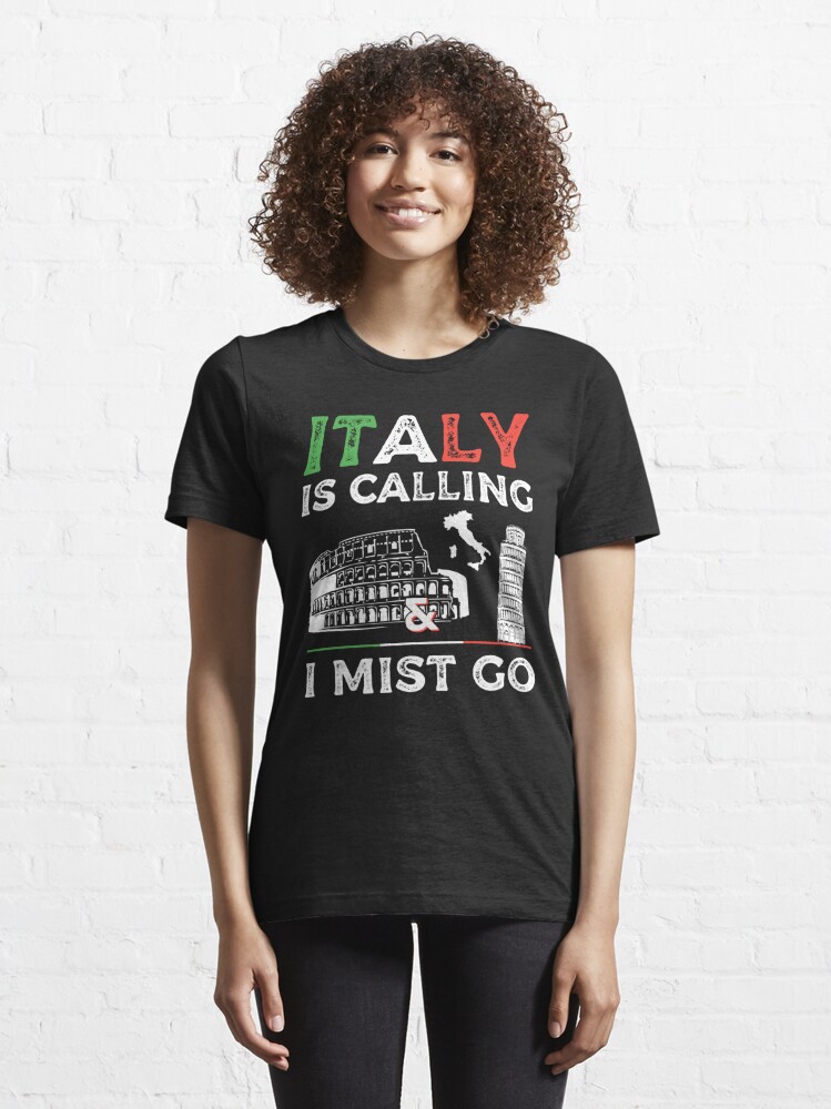 Italy Travel Map Flag Italia Pride Souvenir Vacation Shirt