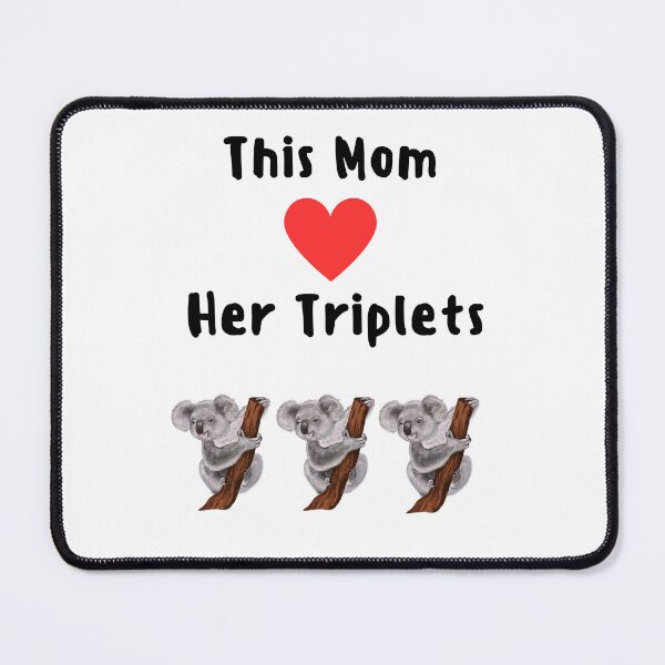 Item preview, This mom loves her triplets three cute koalas on branch Mothers Day designed and sold by Artstastic.