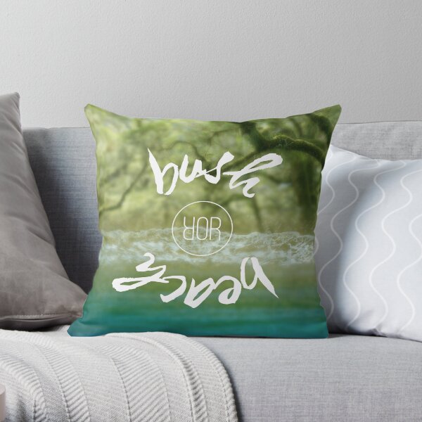 Bush or Beach Destination Throw Pillow