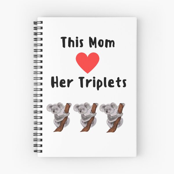 Item preview, This mom loves her triplets three cute koalas on branch Mothers Day  designed and sold by Artstastic.