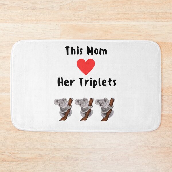 Item preview, This mom loves her triplets three cute koalas on branch Mothers Day  designed and sold by Artstastic.