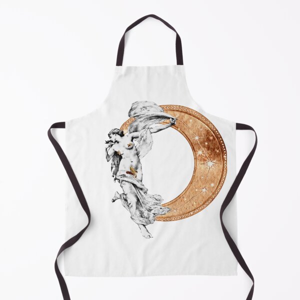 Item preview, Persephone In Spring With Golden Crescent Moon Dark Academia Witchy Aesthetic designed and sold by Monica Laipple.