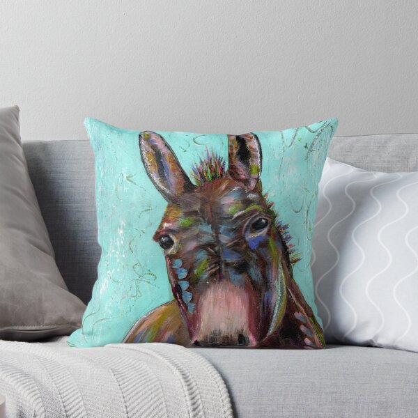 Item preview, Clarence the colorful donkey designed and sold by Jan Rose.