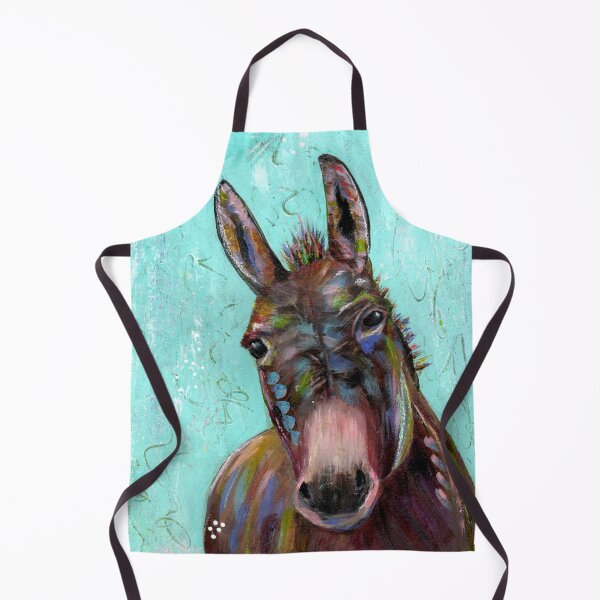 Item preview, Clarence the colorful donkey designed and sold by Jan Rose.