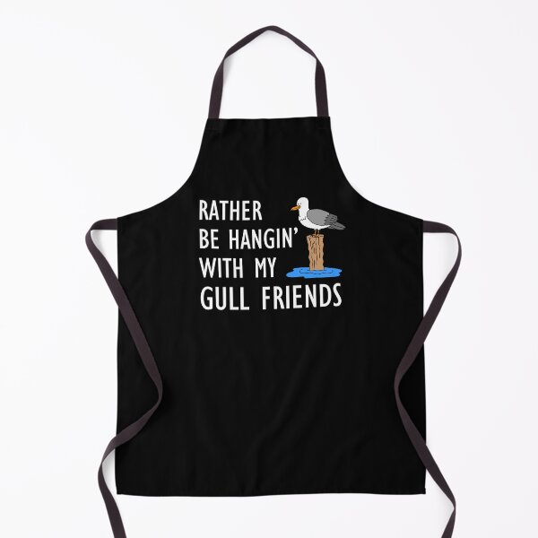 Item preview, Rather Be Hangin' With My Gull Friends Seagull Cartoon designed and sold by jaycartoonist.
