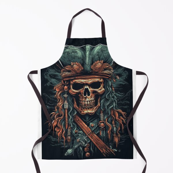 Item preview, Pirate Skull Illustration designed and sold by frogg136.
