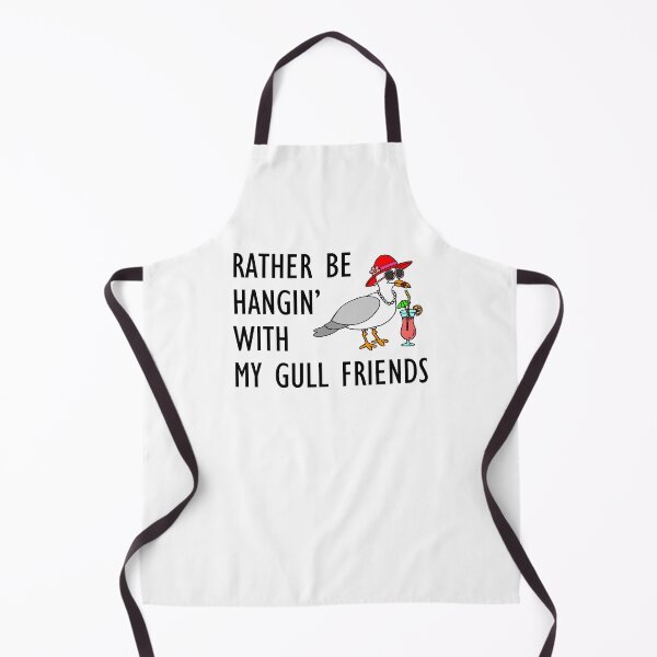 Item preview, Rather Be Hangin' With My Gull Friends Seagull Cartoon designed and sold by jaycartoonist.