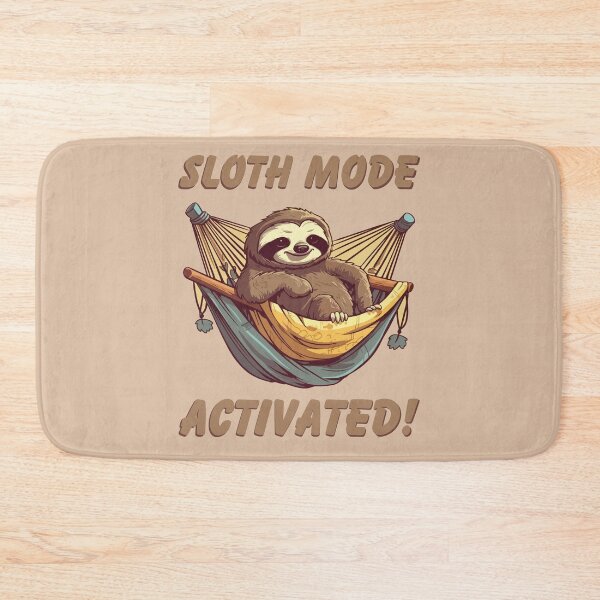 Item preview, Lazy Sloth in the Hammock Sloth Mode Activated! designed and sold by Arncil.