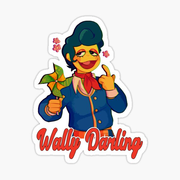 Welcome Home Wally Darling Sticker For Sale By Zuse Yadin Redbubble