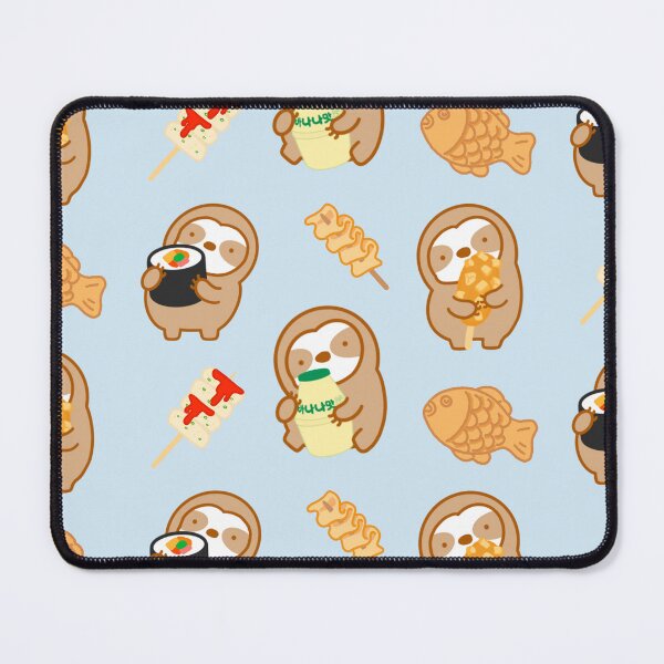 Item preview, Cute Korean Street Food Sloth  designed and sold by theslothinme.