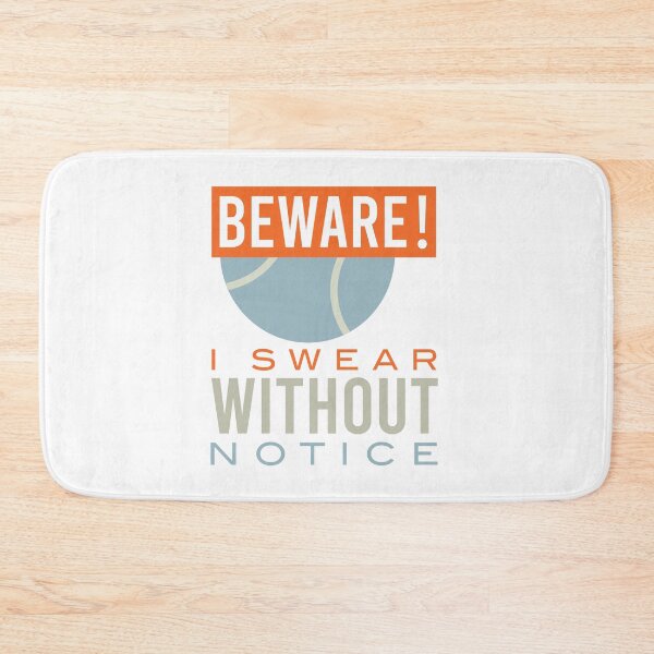 Item preview, Padel Beware I Swear Without Notice designed and sold by whyitsme.
