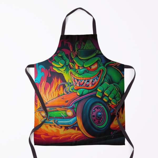 Item preview, Lizard on Fire: Street Art Meets High-Octane Adventure Apparel designed and sold by FrumTheMindOf.