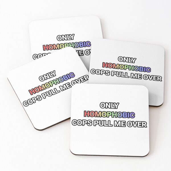 Item preview, only homophobic cops pull me over designed and sold by paintedpicayune.