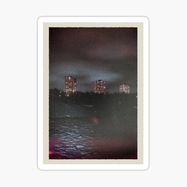Ravenscraig Flats (From The Beach) II Sticker