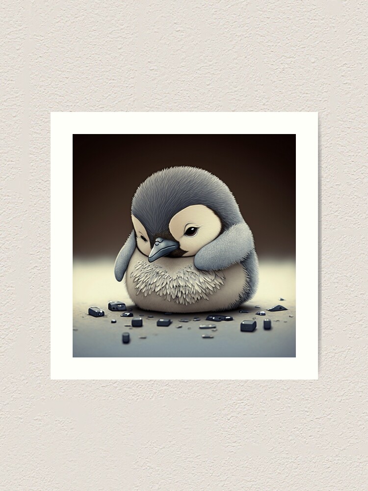 ORIGINAL ART store Sleepy Penguins