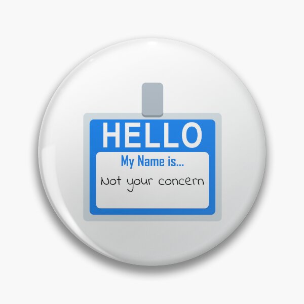 Item preview, Quirky Employee Name Tag designed and sold by radikaldezignz.