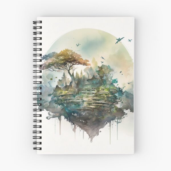 Item preview, Magic Floating Island - Technology vs Nature designed and sold by bbdesigns00.