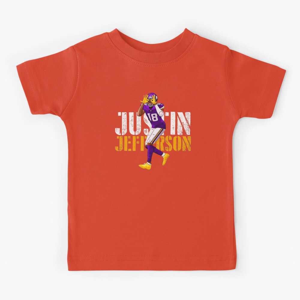 Justin Jefferson Jersey  Kids T-Shirt for Sale by LOSTandLO