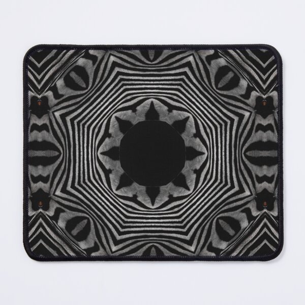 Item preview, Zebra Fur Texture Kaleidoscope Pattern 12 designed and sold by Swabcraft.