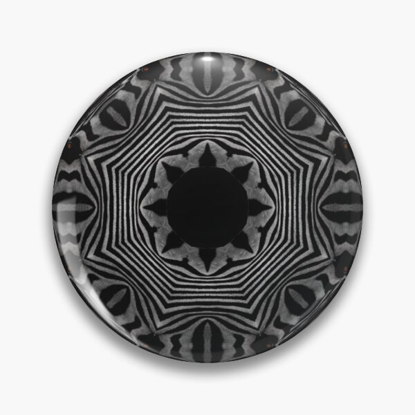 Item preview, Zebra Fur Texture Kaleidoscope Pattern 12 designed and sold by Swabcraft.