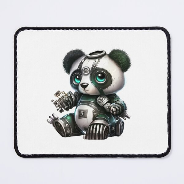 Item preview, Panda-tron: The Adorable Robot Warrior designed and sold by Designs-By-Geli.