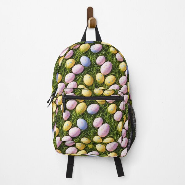 Item preview, Egg-citing Easter: Colorful Eggs on Grass Seamless Pattern designed and sold by GrumpGoose.