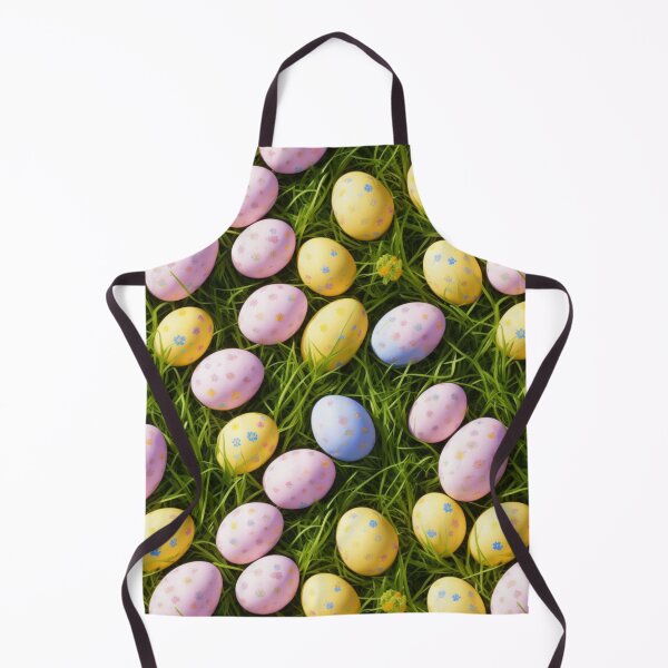 Item preview, Egg-citing Easter: Colorful Eggs on Grass Seamless Pattern designed and sold by GrumpGoose.