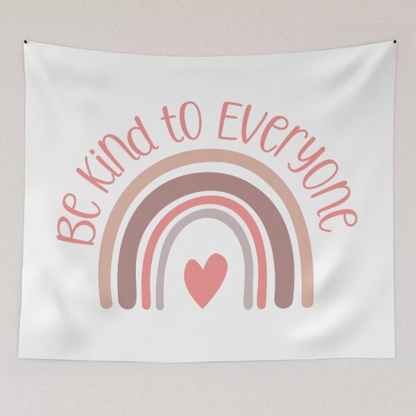 Item preview, Be Kind to Everyone Rainbow designed and sold by HappyLifeCreate.