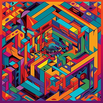 Artwork thumbnail, Color Collision by CustomHDPrints