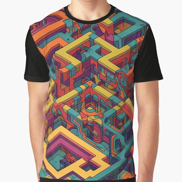 Vista previa del artículo con la obra «Boxed In», diseñado y vendido por CustomHDPrints.