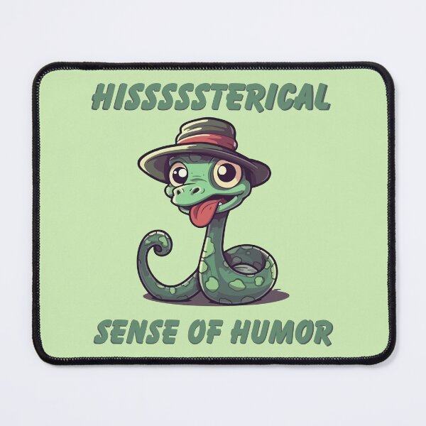 Item preview, Witty Snake Hisssssterical Sense of Humor designed and sold by Arncil.
