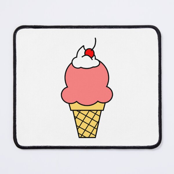Item preview, Cute Strawberry Ice-Cream Waffle Cone with a Cherry on Top designed and sold by OrderofOps.