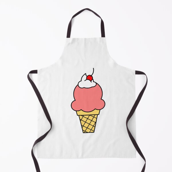Item preview, Cute Strawberry Ice-Cream Waffle Cone with a Cherry on Top designed and sold by OrderofOps.