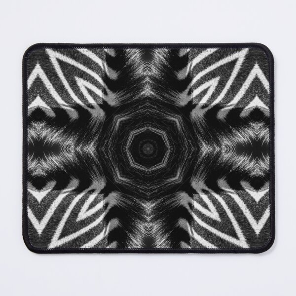 Item preview, Zebra Fur Texture Kaleidoscope Pattern 27 designed and sold by Swabcraft.