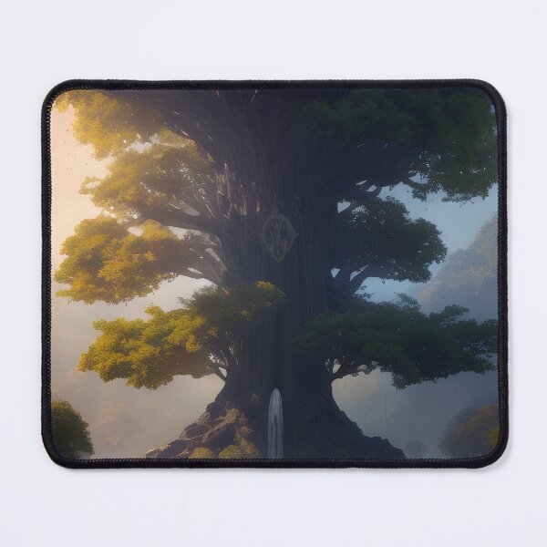 Item preview, The Tree of Life Fantasy Painting Magical Tree Nature Landscape designed and sold by VersoShopping.