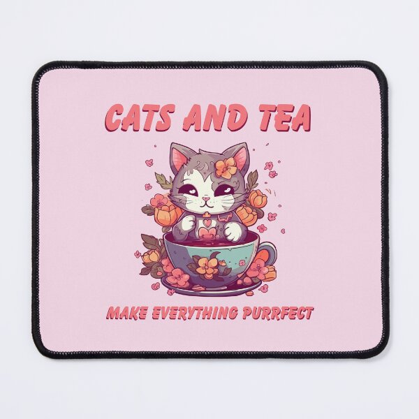 Item preview, Cute Cat in a Teacup Cats and Tea Make Everything Perfect designed and sold by Arncil.
