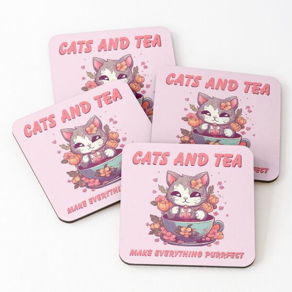 Item preview, Cute Cat in a Teacup Cats and Tea Make Everything Perfect designed and sold by Arncil.