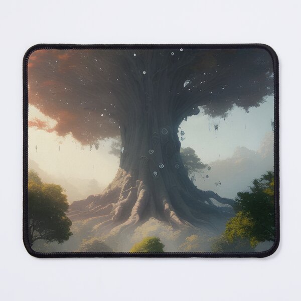 Item preview, The Tree of Life Fantasy Painting Magical Tree Nature Landscape designed and sold by VersoShopping.