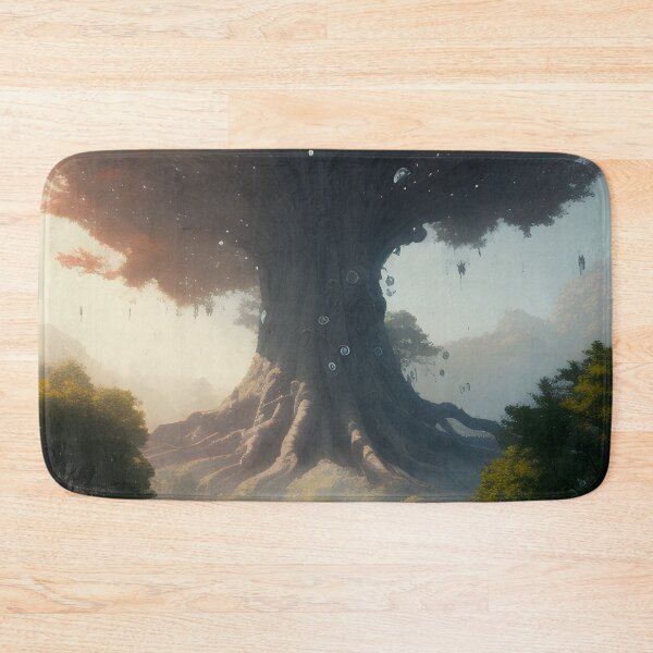 Item preview, The Tree of Life Fantasy Painting Magical Tree Nature Landscape designed and sold by VersoShopping.