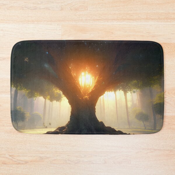 Item preview, The Tree of Life Fantasy Painting Magical Tree Nature Landscape designed and sold by VersoShopping.