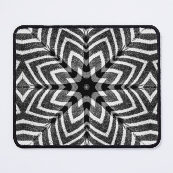 Item preview, Zebra Fur Texture Kaleidoscope Pattern 31 designed and sold by Swabcraft.