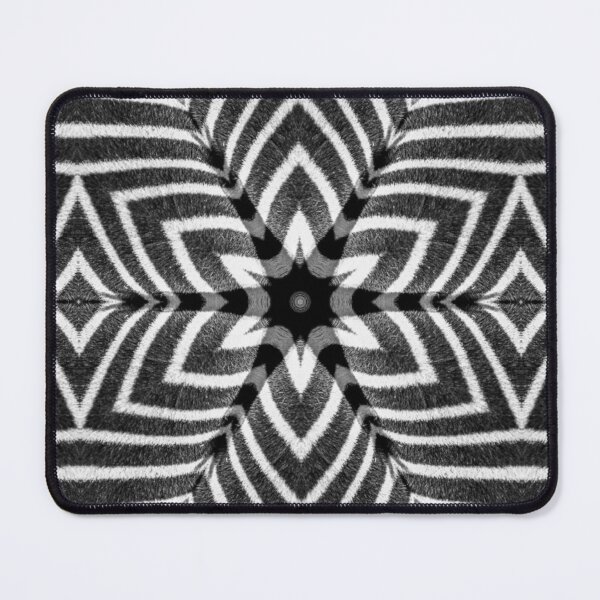 Item preview, Zebra Fur Texture Kaleidoscope Pattern 32 designed and sold by Swabcraft.