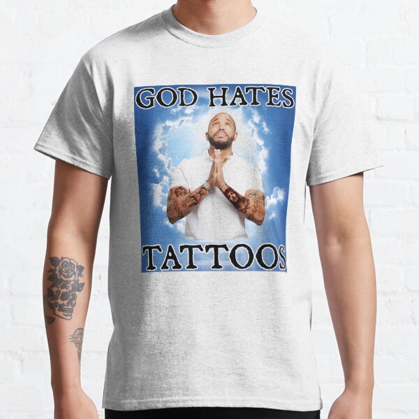 Item preview, God Hates Tattoos designed and sold by SunshineFruit.