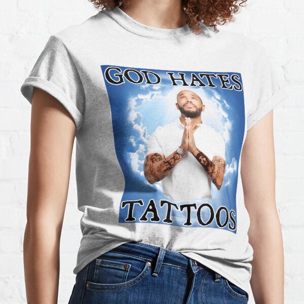 Item preview, God Hates Tattoos designed and sold by SunshineFruit.