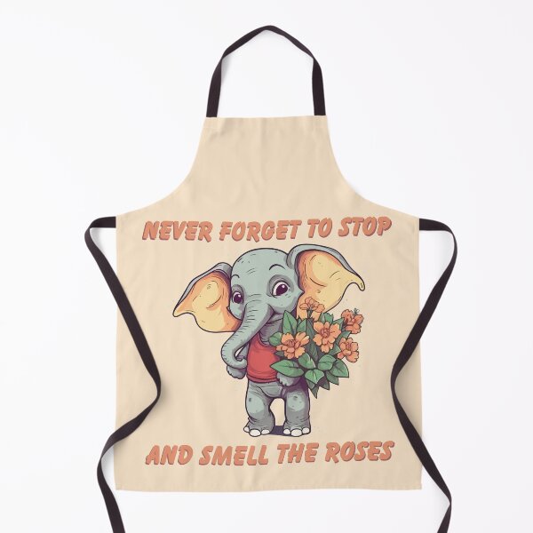 Item preview, Elephant with Flowers Smell The Roses designed and sold by Arncil.