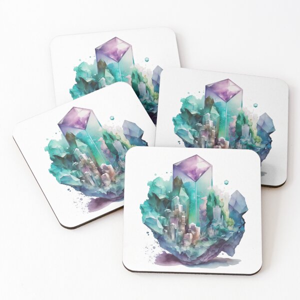 Item preview, Strange City in a Fluorite Crystal designed and sold by bbdesigns00.
